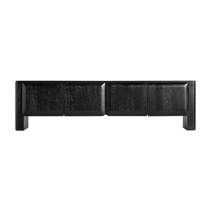 Elevate your living space with the luxurious Norfolk TV Stand. Crafted in an Art Deco style, this premium mango wood entertainment center boasts a sleek design and ample storage space for all your entertainment essentials. Its timeless design and superior quality make it a must-have for those who appreciate sophistication and elegance