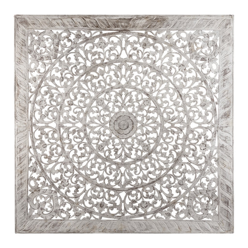 Introducing the luxurious WALL ART ELEONORA. Crafted in elegant white with a sophisticated washed finish, this beautiful piece exudes Provenzal style