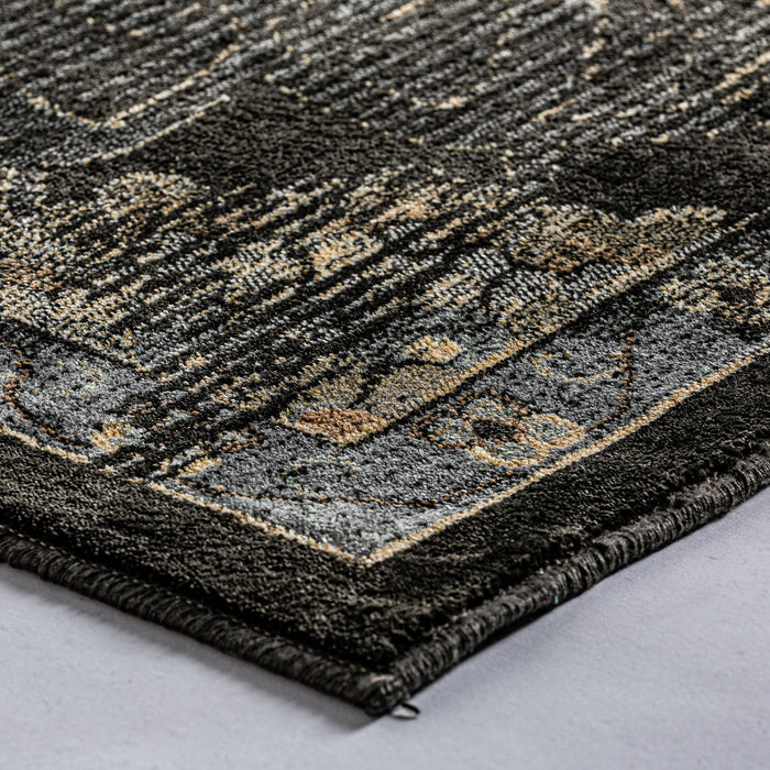 This CARPET ANXELA is the perfect addition to any home, combining classic style and elegant design with dark shades to create an air of sophisticated exclusivity. With its soft texture and unique pattern, it will bring comfort and a touch of timeless beauty to any space.