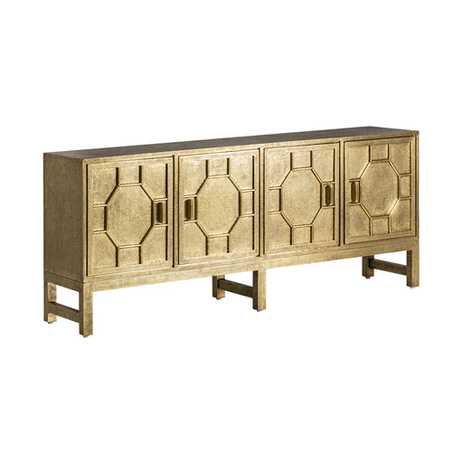 Experience the epitome of luxury with the RECKE Sideboard. This exquisite piece exudes sophistication with its stunning gold old color and timeless Art Deco style. Crafted with meticulous care, it is made of high-quality brass combined with MDF, ensuring durability and elegance