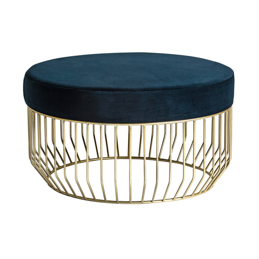 With its captivating Blue & Gold color scheme and sophisticated Kitsh style, the Kloster Coffee Table is an elegant addition to any room. Made of iron and velvet