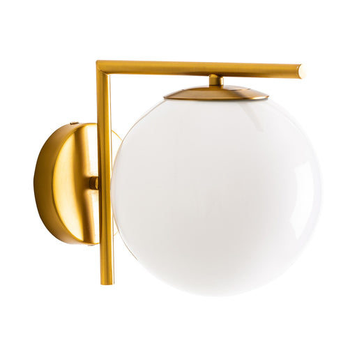Introducing the stunning Wall Lamp BOLA, the perfect addition to any Art Deco inspired interior. Crafted from high-quality iron and featuring a gorgeous gold finish, this statement piece is built to last