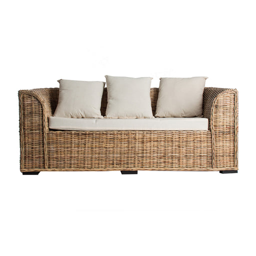 Introducing SOFA MALTA, the epitome of contemporary luxury. Handcrafted from natural rattan and adorned with a touch of polyester, this sofa exudes elegance and sophistication