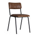 Add elegance to any space with the CHAIR CHADRON. Featuring a vintage-style iron frame and exquisite brown goat leather, this bar chair exudes sophistication and luxury. Its unique combination of materials creates a timeless piece that will elevate your decor. Relax in style with the CHAIR CHADRON