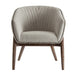 Armchair Neive is a stylish and vintage-inspired piece, featuring a sleek grey color and made from high-quality materials 
