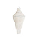 shell white ceiling lamp