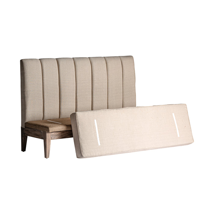  Bar Sofa Retz is a charming wooden sofa that brings a touch of natural beauty to any space. Its cream color and Provenzal style create a warm and inviting atmosphere, while its mango wood construction and cotton upholstery ensure both comfort and durability. 