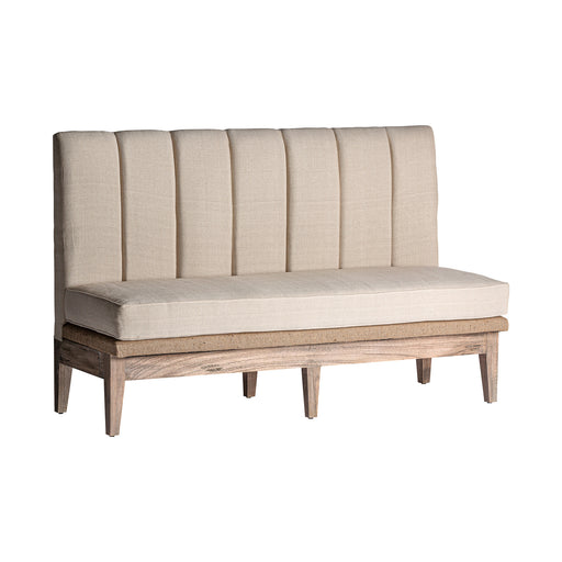  Bar Sofa Retz is a charming wooden sofa that brings a touch of natural beauty to any space. Its cream color and Provenzal style create a warm and inviting atmosphere, while its mango wood construction and cotton upholstery ensure both comfort and durability. 