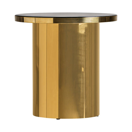 Introduce an element of luxury and refinement to your living space with the Bertrix Side Table. Inspired by the iconic Art Deco style, this table features a striking combination of black and gold colors, exuding a sense of opulence