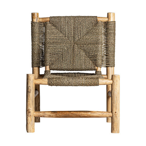 Introducing the Manhula Armchair - a stunning addition to any outdoor space. Crafted with a blend of raffia and teak wood, this armchair combines natural materials with colonial style. Enjoy the luxury of sophistication and the outdoors with the Armchair Manhula.
