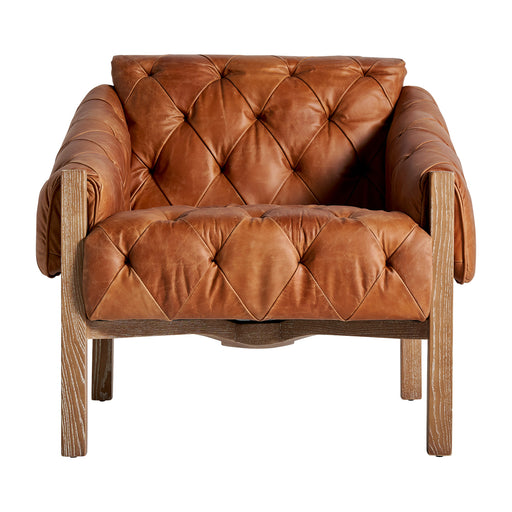 leather armchair brown