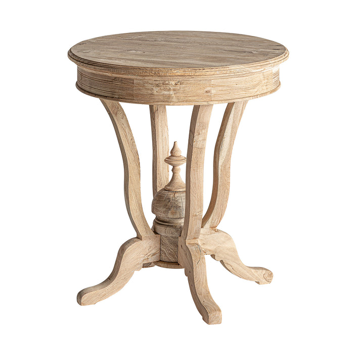 Add an elegant touch to your living space with the Side Table from our VOUXELL COLLECTION. Its natural color and ethnic style are made of high-quality teak wood