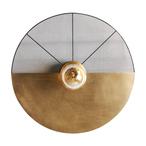 Introducing the sleek and stylish Wall Lamp, perfect for any Art Deco-inspired interior. Featuring a luxurious gold color, this statement piece is crafted from high-quality brass, ensuring durability and longevity
