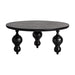 The Coffee Table RHODES in black color is an elegant and stylish addition to any Art Deco inspired home decor. Made of high-quality mango wood, it is sturdy, durable, and built to last