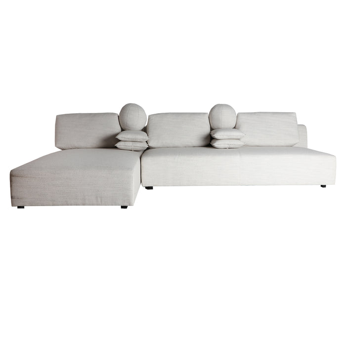 Introduce timelessly elegant style to your home with the Sofa TRAUN. This contemporary sofa features an off-white color, ample cushioning for superior comfort, and a generous size to fit modern living spaces