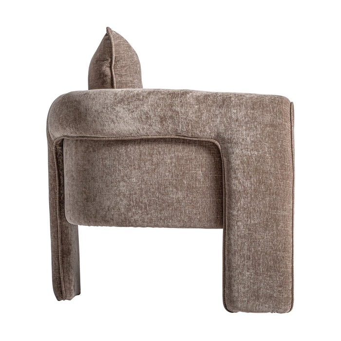 Indulge in luxury with our HANDMADE TAUPE ART DECO ARMCHAIR KARKA. Exquisitely crafted by artisans, this armchair exudes sophistication and elegance. The taupe color exudes warmth and comfort, making it the perfect addition to any living space.